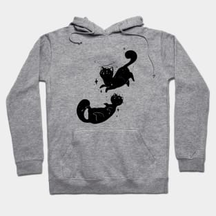 Kawaii Cute Black Cats Hoodie